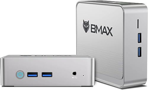 BMAX Mini PC W-11 Pro,16GB RAM+512GB M.2 SSD Mini Computer Desktop B3 N5095 supporto 2.5'' SATA SSD, WiFi 5,Bluetooth4.2, Dual HDMI Display Gigabit Ethernet, 4K UHD Office Desktop PC