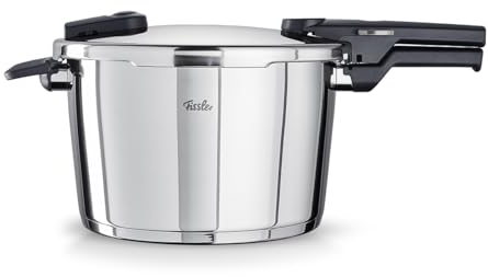 Fissler Vitaquick/Schnellkochtopf (8 L, Ø 26 cm) Edelstahl-Dampfkochtopf, 2-Garstufen, Made in Germany - Induktion