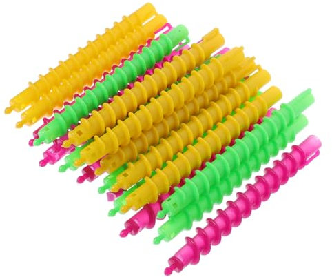 Angoily 100stücke Spiral-dauerwellenstäbe Für Langes Haar Lockenwickler Mit Dauerwellenstäben Spiral-lockenwickler Für Sicheren Halt Und Einfache Frisur-gestaltung