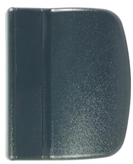 domino Balkontürgriff außen | Balkontür Schnäpper | Terassentürgriff | UV- und Feuchtigkeitsresistent | Balkon Türgriff inkl. Schrauben (verdeckt) - Ziehgriff mit Schraubenabdeckung | Anthrazit