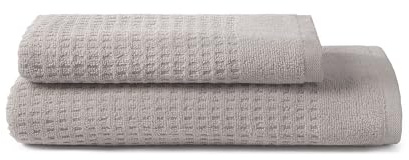 Sweet Home - Toallas de baño para Cara y bidé de Rizo de algodón Puro 100% Certificado Oeko-Tex Zero Twist, Juego con Toalla de baño de 50 x 100 cm y 40 x 50 cm, Suave y Absorbente, también como