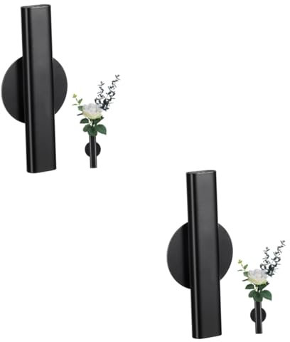BCOATH 2 Stücke Blume Rohr Halterung Metall Vase Blume Rohr Decor Moderne Vase