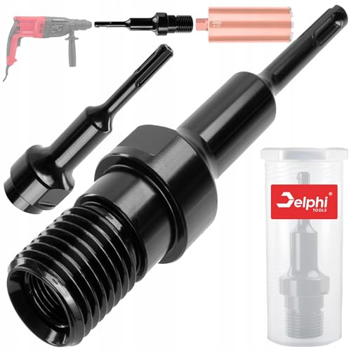 Universal SDS PLUS Adapter 1 1/4 UNC R 1/2 UNC Bohrkrone Adapter 180mm | 180 mm Länge, SDS Plus, Schneller Wechsel, Für Bohrkronen, Universelle Nutzung, Sicherer Sitz