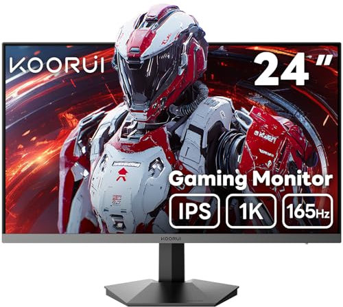 KOORUI 27 Inch Gaming Monitor, 200Hz, Fast IPS, HDR 400, 1ms, Full-HD 1080P, Adaptive Sync, VESA Mountable, HDMI/DP