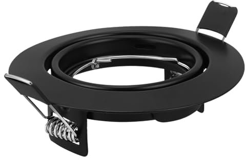 NUOBESTY Soporte De Foco Lámpara De Techo Anillo Embellecedor Para Foco Cubierta De Luz Embellecedor De Foco Embellecedor De Luz Embellecedor Metálico Carcasa De Montaje De Luz