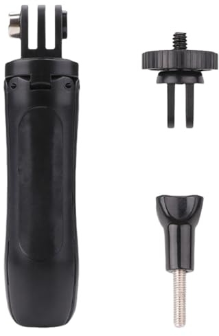 Trípode pequeño ajustable para fotografía al aire libre, aleación de aluminio ligero, sujeción segura de cámara, soporte plegable, patas de goma antideslizantes