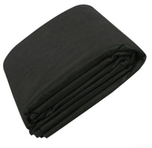 Yuanpgky Tapis de protection de jardin noir pour contrôle du tissu - 1,5 x 6 m, 1,5 x 8 m, 1 x 20 m - Tissu non tissé pour une utilisation en extérieur dans les jardins, les vergers et (1 x 20 m)