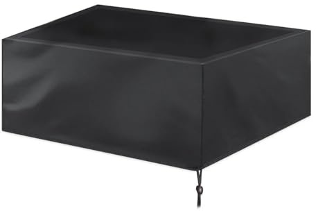 Homeponnew Billardtisch-Abdeckung für 2,1 m, 2,4 m, 2,7 m im Freien, strapazierfähiges 210D-Oxford-Gewebe mit wasserdichter Silberbeschichtung, Schwarz und Silber