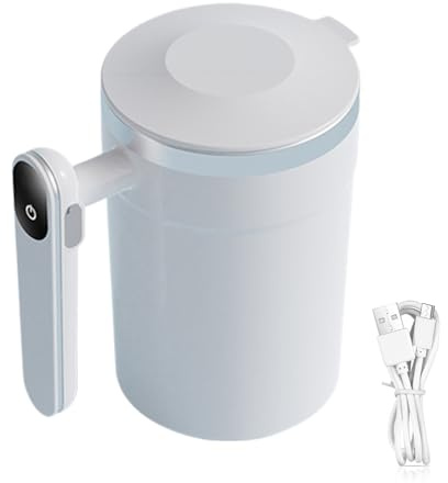 Generico Autoagitante - Da Caffè Portatile | Bicchiere Magnetico Elettrico, Miscelatore Per Latte Magnetico Da 400 Ml, Frullatore Per Bevande Portatile, Tazze Da