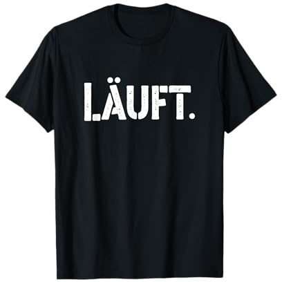 Läuft. Witziges Design für Läufer, Jogger Optimisten Jugend T-Shirt