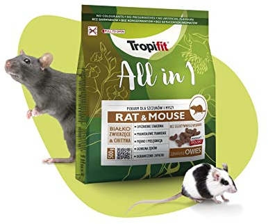 Tropifit All in 1 Rat & Mouse, cibo per ratti e topi, 500 g