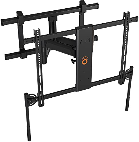 ECHOGEAR XL TV Wall Mount for Screens Up to 90 - Full Motion TV Bracket w/Handles to Extend, Swivel & Tilt Screen for No Fingerprints - Easy DIY w/Included Hardware - Perfect for QLED & OLED TVs