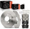 Frankberg 2x Bremsscheiben + 4x Bremsbeläge Mit bremsenschmiermittel Hinterachse Kompatibel mit Golf IV 1J1 Polo 6C1 6R1 A3 8L1 Oct.avia I 1U2 Bo.ra 1J2 Replace# 1J0615601
