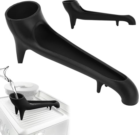 Konesky Espresso Machine Water Tank Quick Access Funnel for Bre-vi-lle | Water Tank Funnel Safety Food Grade Silicone Funnel Coffee Machine Water Spout for All Flat Top Coffee Machines