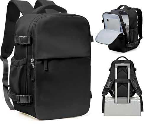 SZLX Handgepäck 40x20x25 für Ryanair Handgepäck Rucksack Easyjet für Flugzeug Reiserucksack Unter Sitz Tasche für Weekender Kurze Tirp 14-Zoll-Laptop Rucksack für Herren und Damen