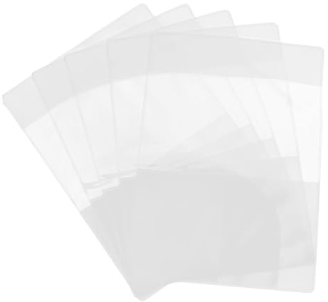 DOITOOL Custodia Protettiva per Passaporto Trasparente in PVC 5 Pezzi Leggera e Portatile per Viaggi di Lavoro e Conservazione Documenti