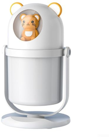 Zilimontt Humidificador atomizador USB de gran capacidad con difusor de aceites esenciales y luz nocturna para el hogar, oficina, viajes y relajación (A)