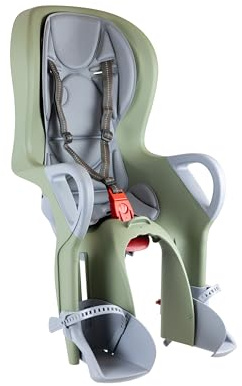 OKBABY 10+ - Fahrradsitz hinten für Kinder bis 22 kg mit Liegefunktion - Salbeigrün