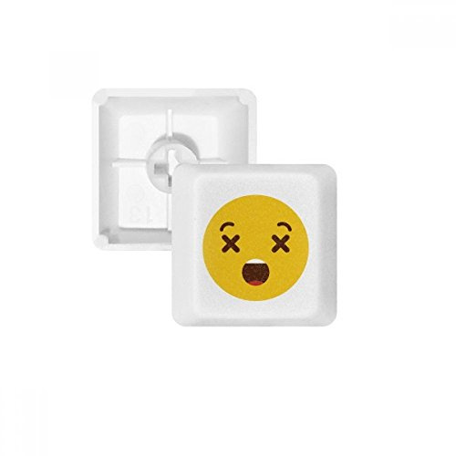 Confuse PBT Tastenkappen für mechanische Tastatur, Weiß Mehrfarbig Mehrfarbig R4