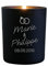 CADEAUX.COM - Bougie Parfumée Vanille - Bougie Couple (Mariage) - Cadeau Noel - Cadeau Saint-Valentin
