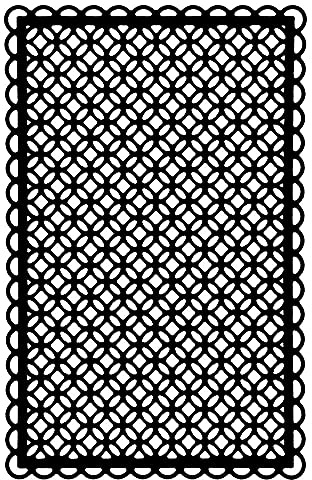 Ideen mit Herz Stanzschablone | Zierdeckchen/Design 7 | 13,7 cm x 8,8 cm