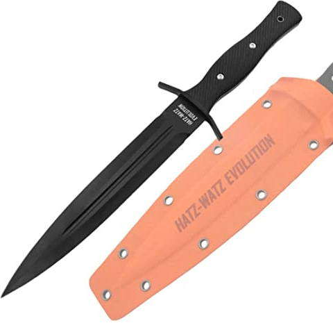 Parforce Sautöter Abfangmesser mit Schweißrinne Hatz-Watz Evolution Black-Wild