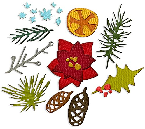 Thinlits Stanzschablonen, modern, festlich, von Tim Holtz, 14er-Pack