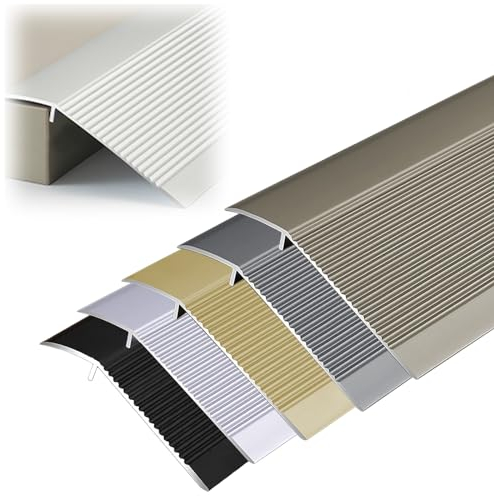 Streifenschwellenreduzierer, Übergangsprofil Laminat, Fußböden Abdeckleisten Breite 10cm, Schwellenrampe Höhenausgleich Bis 1.5cm-4.5cm, Verfügbar, Aluschiene