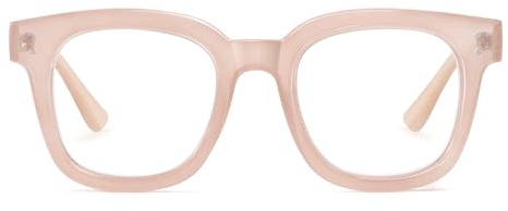 Madison Avenue Blaulicht blockierende Brille für Damen, gegen blaues Licht, für Computerspiele, gegen Augenermüdung, UV-Blendschutz, rosa (Nude Pink), Medium