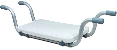 Sedile per vasca da bagno per anziani, antiscivolo, per vasca da bagno, per doccia da 75 a 90 cm di larghezza, per vasca da bagno, portata 130 kg