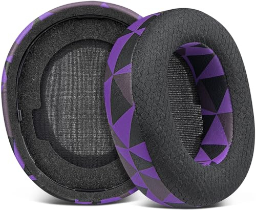 SOULWIT Ersatz Ohrpolster für Steelseries Arctis Nova Pro Wireless/Arctis Nova Elite Kopfhörer, Ersatzpolster Polster mit hochdichtem Geräuschisolationsschaum, zusätzliche Dicke