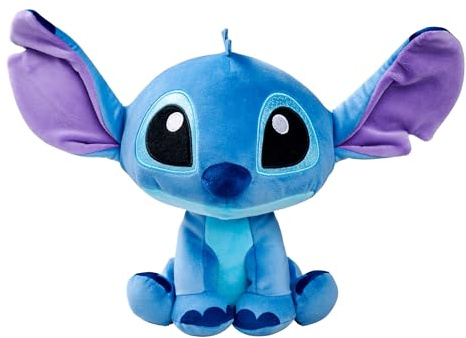 Simba Toys – Disney Doorables Plüschfigur Stitch aus Lilo und Stitch, weiche Kuschelfigur ca 25 cm mit glitzernden Kulleraugen, geeignet ab den ersten Lebensmonaten, tolles Geschenk für Klein und Groß