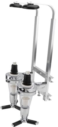 TOPPERFUN Soporte para Botellas De Licor Dispensador De Bebidas Fácil De Instalar Pared o Estante Medición y De Espacio