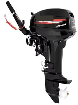 TIEOAXFT 15 PS Außenbordmotor 18 PS 2-Takt 9,9 PS Außenbordmotor Bootsmotor Außenborder(18.0HP)