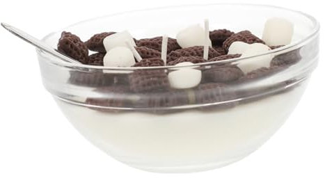 Homoyoyo Decorative Scented Candle Aromatherapy Soy Wax Mini Dessert Shaped Candle Cereal Bowl Imitation Food Model for Home Office Relaxation