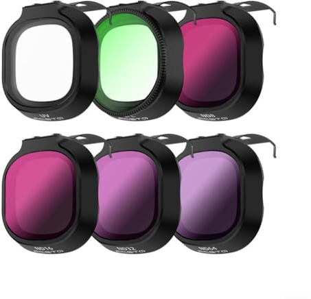 Yuanpgky Ensemble de filtres UV ND CPL - Pour DJI NEO 2 - Cadre en alliage d'aluminium - Verre optique HD multicouche - Accessoires d'objectif d'appareil photo - Réduit la réflexion (A)