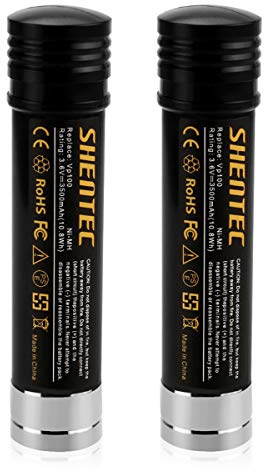 Shentec 3.6V 3500mAh Ni-MH Battery Replacement for Black & Decker Versapak Battery VP100 VP130 VP100C VP105 VP105C VP110 VP110C VP143