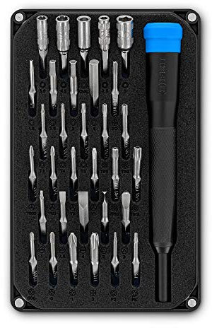 iFixit Moray Präzisions-Bit-Set – (4 mm) Tragbares Reparaturset für Handy, Laptop, Brille, Uhr, Schmuck, Kinderspielzeug, Werkstatt, PC, Konsole