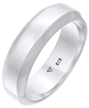 Kuzzoi Herrenring (7 mm) Massiv Handgefertigt Bandring Männer 925 Silber