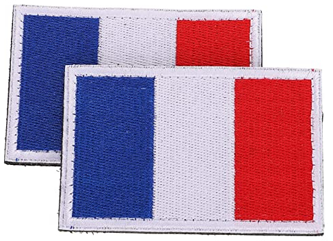 jojofuny 2stücke Nationalflagge Aufnäher Gestickte Patches Für Kleidung Taschen Hüte Modische Applikationen Für Kreative Reparaturen Europäischer Stil