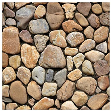 MZQMK Rocks 3D-Wandpaneel, 10 Stück, 3D-Wandpaneele, selbstklebend, abziehen und aufkleben, PVC-3D-Tapete, for Innenwanddekoration, Badezimmer, Heimdekoration