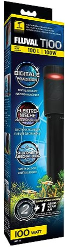 FLUVAL T100 tauchbarer elektronischer Aquarienheizer, für Aquarien bis 100L