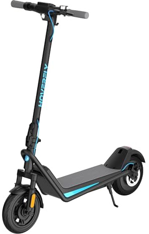 Hoverfly X5 Electric Scooter for Adults, Anti-Flat 10 Solid Tire, Max 25 Mile Range and 20Mph Speed Power by 500W Motor,15% Uphill with Front Suspension Shock Absorber, Foldable Commuting Escooter