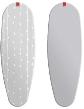 Wendbarer und elastischer Bezug aus Baumwolle für Bügelbrett – Bügelbrettbezug, beige, ideal als Schutz vor Schmutz und Staub – hervorragende Anpassungsfähigkeit und maschinenwaschbar 127 x 51 cm