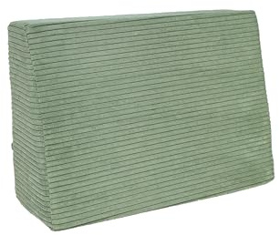Pillows24 - Palettenkissen Seitenkissen 60x40 aus Cordstoff | Sitzkissen & Rückenkissen für Europaletten 120x80 | Weiche Palettenauflage für Wohnzimmer, Garten oder Balkon | Made in EU | Grün