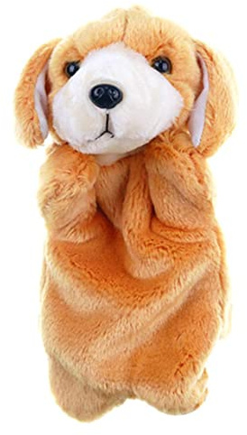 Hotainoys Hand docka djur plysch leksaker mjuka doggie handdockor leksaker pedagogiska leksaker för barn plysch