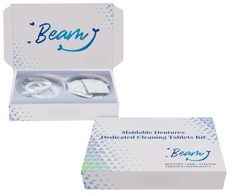 Comfort Fit Silicone Denture Cleaner Tabletter - Enkel Rengöring, Glans Och Säker Passform Snabbupplösningsformel For Resor Daglig Vård