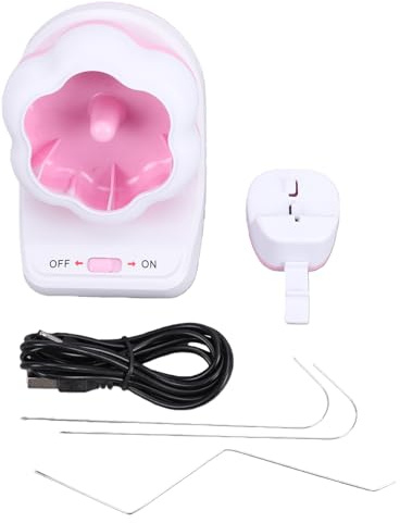 TARSHYRY Hilandero Eléctrico de Cuentas, Fabricante de Pulseras Eléctrico Automático, Herramienta para Hacer Joyas, Operación Fácil con un Botón para Manualidades, Aficionados,