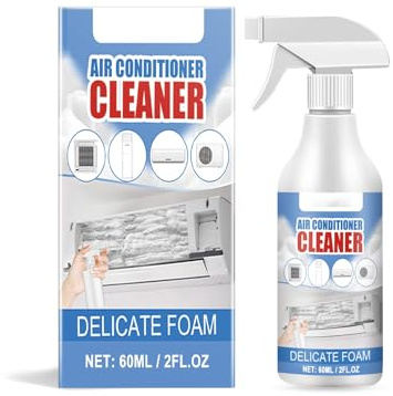 Agente Detergente Multiuso per la Casa,Schiuma Spray Detergente per Condizionatori,Pulisce Rapidamente il Condizionatore D'aria Domestico,Spray Detergente per Aria Condizionata (60ML)