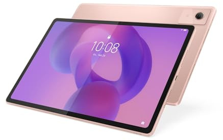 Lenovo Idea Tab Plus 12.1 2.5K 90Hz Touchscreen Tablet, MediaTek Dimensity 6400, 8GB RAM, 256GB Storage, Android, Wi-Fi, Includes Pen & AC Adapter, Sand Rose (ZAG70104GB)